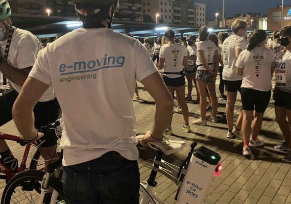 E-moving acompaña a miles de corredores al ritmo de la Night Running 